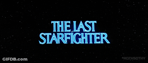 The Last Starfighter On Black Background GIF