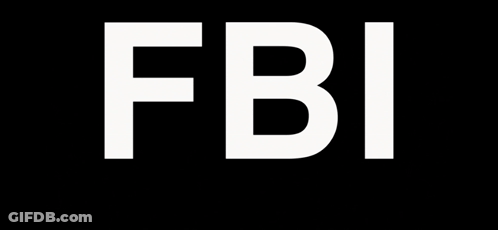 A Black Background With White Letters That Say Fbi Most Wanted In Red GIF