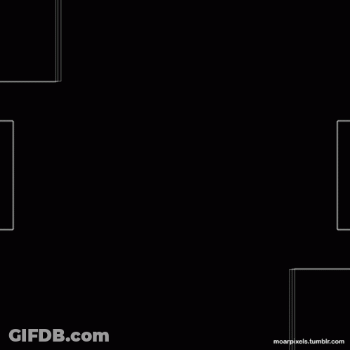 A Black Background With White Lines And A White Circle In The Middle GIF