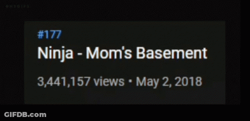 A Black Background With White Text That Says # 5 Keemstar On It GIF