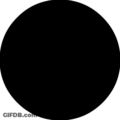 A Black Circle With The Words Juneteenth Freedom Day GIF