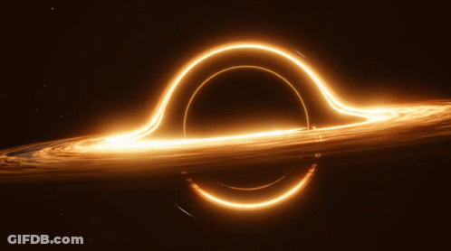 Black Hole In Galaxy Center GIF