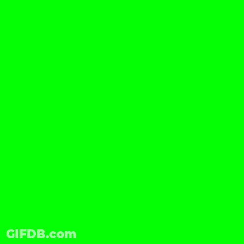 A Black Letter R With Green Stripes On A Bright Green Background GIF