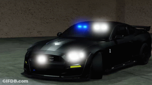 A Black Sports Car With The Number 1 On The Front GIF