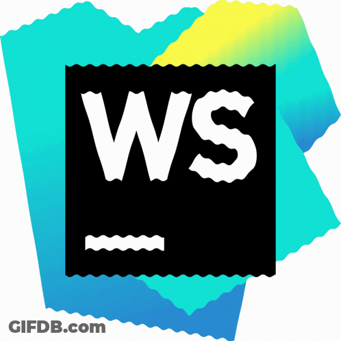 A Black Square With The Letter Ws In White Letters GIF