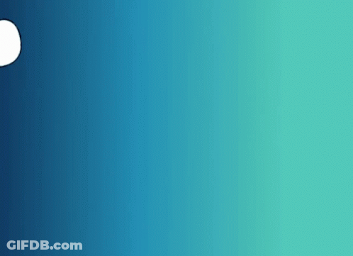 A Blue And Green Background With A White Circle In The Middle GIF