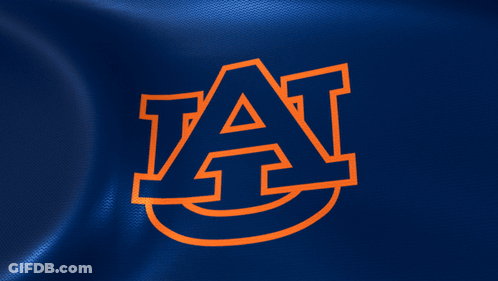 A Blue And Orange Logo That Says A On It GIF