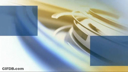 A Blue And White Background With A Few Squares GIF