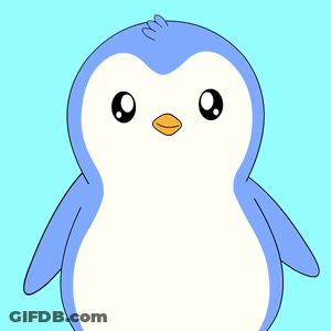 A Blue And White Penguin Is Saluting With The Words Got It Above It GIF
