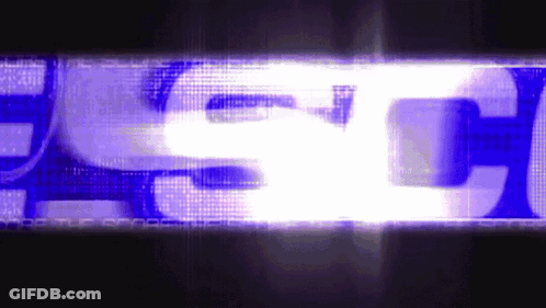 A Blue And White Sign With The Letters S And H GIF