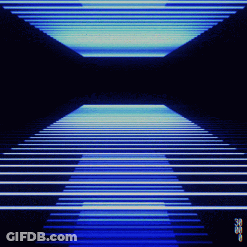 A Blue And White Staircase With The Number 30 On It GIF