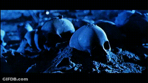 A Blue Background With A Few Dots And Lines On It GIF
