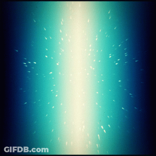 A Blue Background With A Light Coming From The Right GIF
