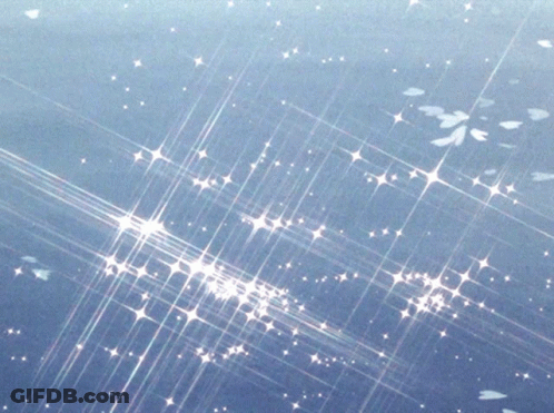 A Blue Background With A Lot Of White Stars GIF
