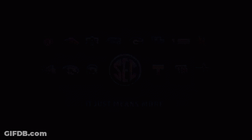 A Blue Background With A Sec Logo In The Middle GIF