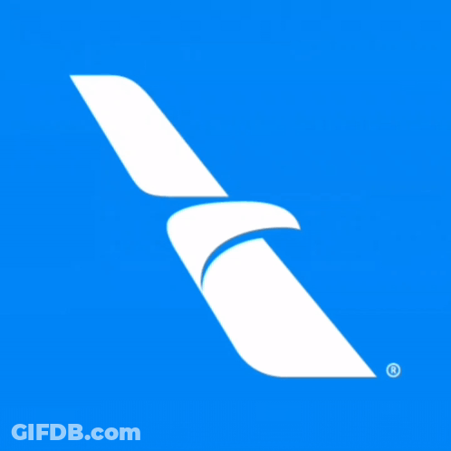 A Blue Background With A White Swirl In The Middle GIF
