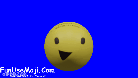 A Blue Background With A Yellow Ball And The Words You Are Statistically More Likely To Die In A Car Crash On It GIF