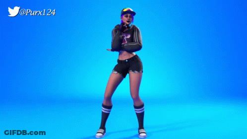 A Blue Background With Purx124 Written On The Bottom Right GIF