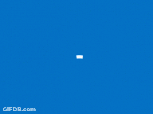 A Blue Background With The Intel Chuj Logo GIF