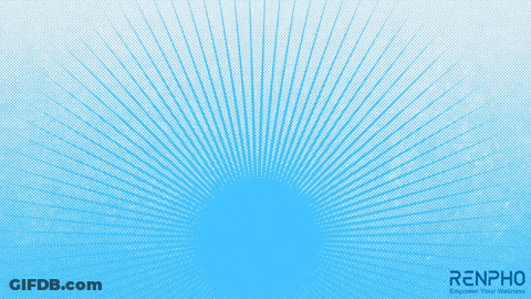 A Blue Background With The Words Breathe Easy GIF