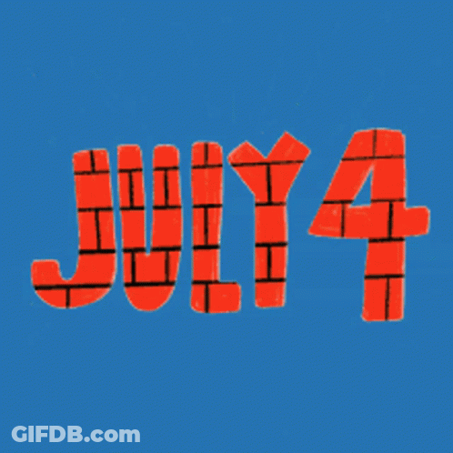 A Blue Background With The Words Juneteenth Because We All Were Not Free In 1776 Written On It GIF