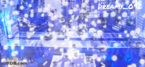A Blue Background With The Words Preamy_092 Written On It GIF