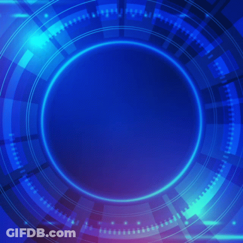 A Blue Background With The Words Vamos Por El Written On It GIF