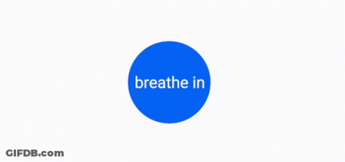 A Blue Background With White Letters That Says " Bathe " GIF