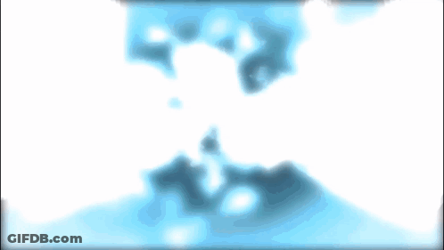 Blue Background With White IMo Letters GIF