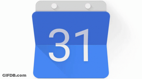 A Blue Calendar Shows The Date As 29 GIF