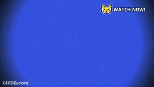 A Blue Circle With The Words Poketoon The Pokemon Cartoon Animation GIF