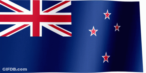 A Blue Flag With Red White And Blue Stars Is Waving In The Wind GIF