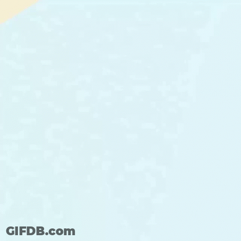 A Blue Haired Anime Girl Wearing A Pink Cat Hat GIF