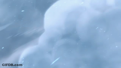 A Blue Light Is Coming Out Of A Hole In The Sky GIF