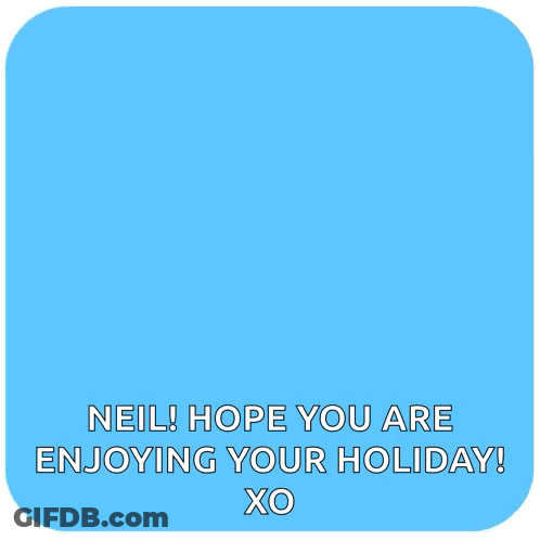 A Blue Poster That Says Happy Passover Neil Hope You Are Enjoying Your Holiday Xo GIF