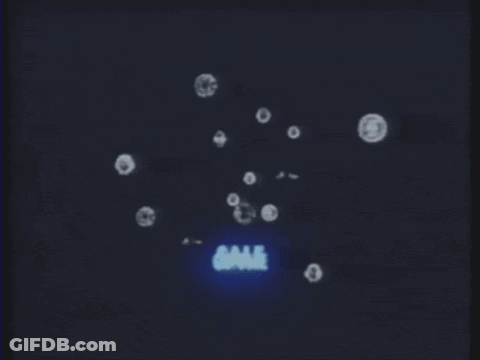 A Blue Sign That Says " Part Of The Century " On It GIF