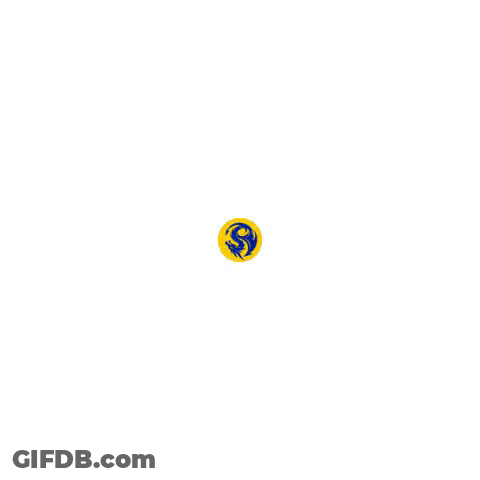 A Blue Sign With A Yellow Dragon And The Word Zmajevi GIF