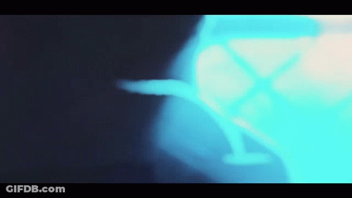 A Blue X-Ray Of A Person 'S Leg GIF