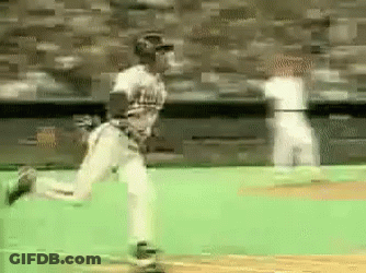 A Blurred Image Of A Baseball Game With A Pitcher Wearing A Pittsburgh Jersey GIF