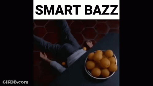 A Blurred Image Of A Bedroom With The Words Smart Bazz On The Bottom GIF