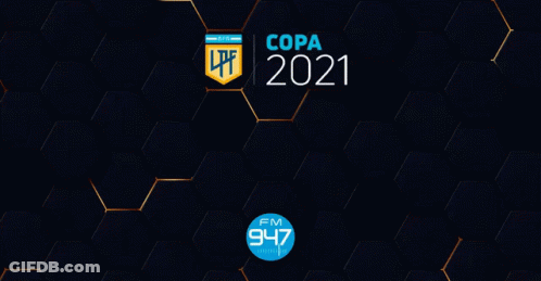 A Blurred Image Of A Black Background With The Words Copa 2021 GIF