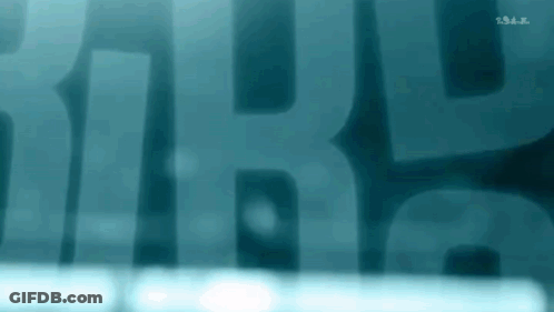 A Blurred Image Of A Blue Background With The Letters H And Y On It GIF