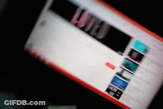 A Blurred Image Of A Computer Screen With The Word Youtube GIF