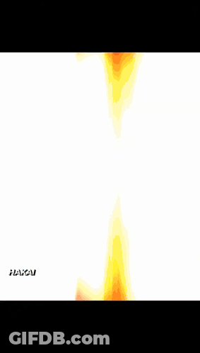 A Blurred Image Of A Man In A Yellow And Orange Costume With The Word Marvel On The Bottom Right GIF