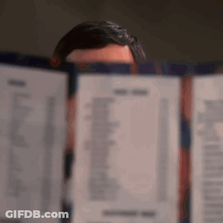 Blurred Man Looking At Papers GIF