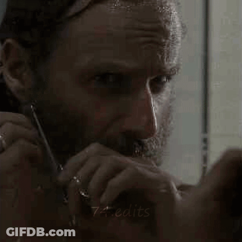 A Blurred Image Of A Man 'S Face With The Words 74 Edits Below It GIF