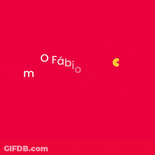 A Blurred Image Of A Man With The Name Fabio On It GIF