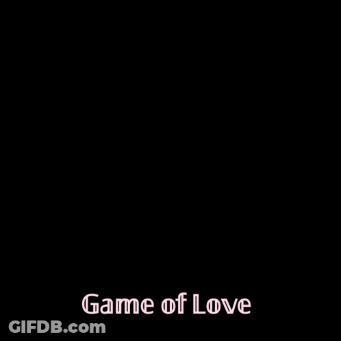 A Blurred Image Of A Man With The Words Game Of Love Below Him GIF