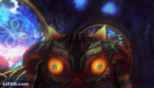 A Blurred Image Of A Monster With The Number 6 On It GIF