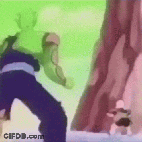 A Blurred Image Of A Person Standing In Front Of A Tree GIF